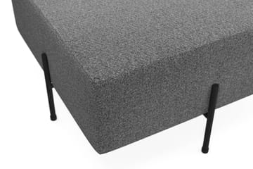 Menard Compact Sittepuff 70 cm Kvadratisk - Mørkegrå - Møbler - Stoler - Krakk - Puff