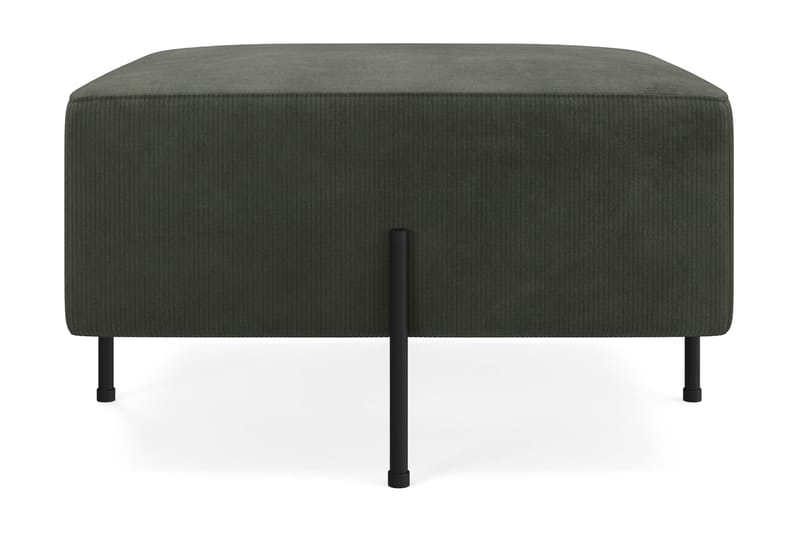 Menard Compact Sittepuff 70 cm Kvadratisk, Mørkegrønn