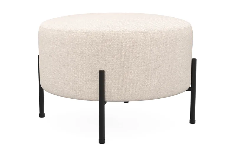 Menard Compact Sittepuff Rund 60 cm - Beige - Møbler - Stoler - Krakk - Puff