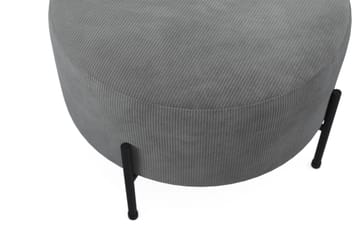 Menard Compact Sittepuff Rund 60 cm - Grå - Møbler - Stoler - Krakk - Puff