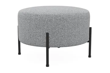 Menard Compact Sittepuff Rund 60 cm - Grå - Møbler - Stoler - Krakk - Puff