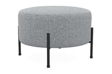 Menard Compact Sittepuff Rund 60 cm - Grå - Møbler - Stoler - Krakk - Puff
