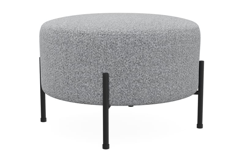 Menard Compact Sittepuff Rund 60 cm - Grå - Møbler - Stoler - Krakk - Puff