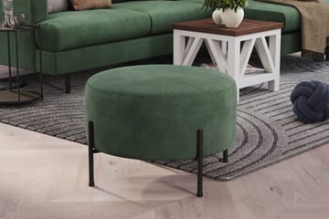Menard Compact Sittepuff Rund 60 cm - Grønn - Møbler - Stoler - Krakk - Puff