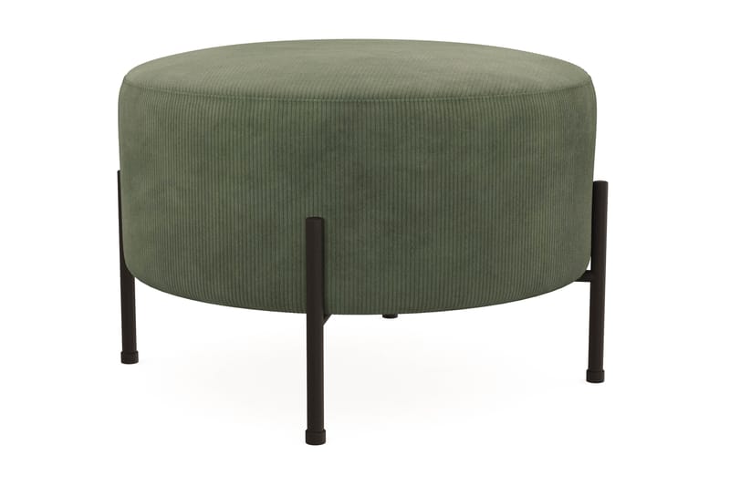 Menard Compact Sittepuff Rund 60 cm - Grønn - Møbler - Stoler - Krakk - Puff