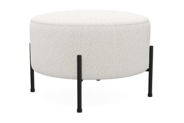 Menard Compact Sittepuff Rund 60 cm - Hvit - Møbler - Stoler - Krakk - Puff