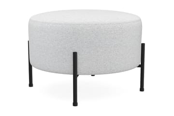Menard Compact Sittepuff Rund 60 cm - Lys grå - Møbler - Stoler - Krakk - Puff