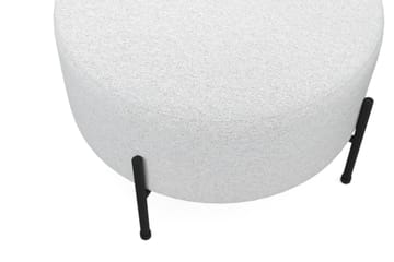Menard Compact Sittepuff Rund 60 cm - Lys grå - Møbler - Stoler - Krakk - Puff