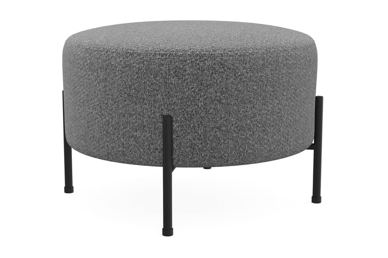 Menard Compact Sittepuff Rund 60 cm - Mørkegrå - Møbler - Stoler - Krakk - Puff
