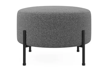 Menard Compact Sittepuff Rund 60 cm - Mørkegrå - Møbler - Stoler - Krakk - Puff