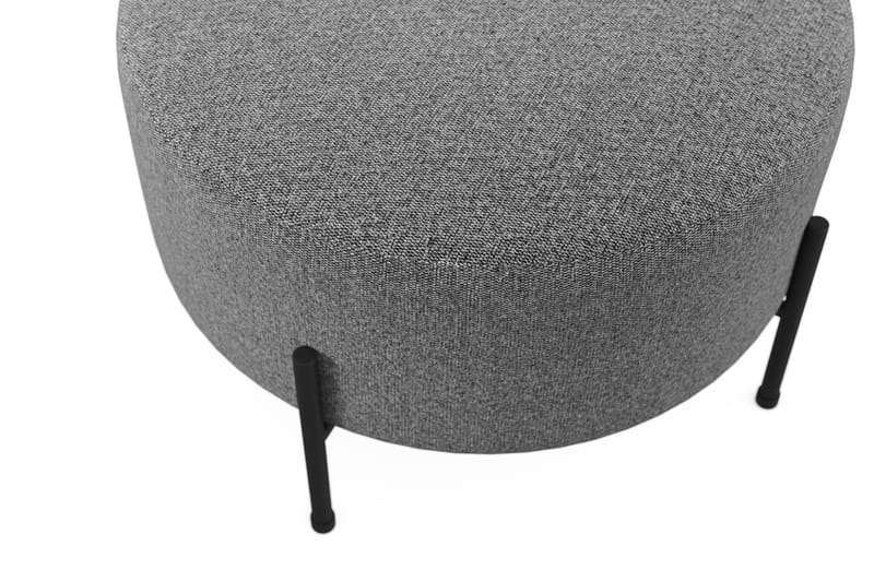 Menard Compact Sittepuff Rund 60 cm - Mørkegrå - Møbler - Stoler - Krakk - Puff
