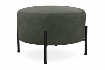 Menard Compact Sittepuff Rund 60 cm - Mørkegrønn - Møbler - Stoler - Krakk - Puff