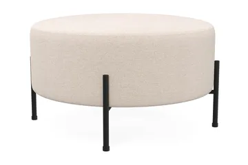 Menard Compact Sittepuff Rund 70 cm - Beige - Møbler - Stoler - Krakk - Puff