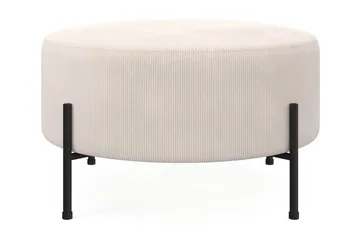 Menard Compact Sittepuff Rund 70 cm - Beige - Møbler - Stoler - Krakk - Puff