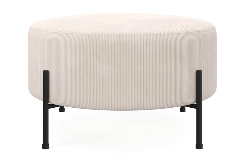 Menard Compact Sittepuff Rund 70 cm - Beige - Møbler - Stoler - Krakk - Puff