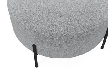 Menard Compact Sittepuff Rund 70 cm - Grå - Møbler - Stoler - Krakk - Puff