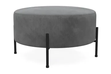 Menard Compact Sittepuff Rund 70 cm - Grå - Møbler - Stoler - Krakk - Puff
