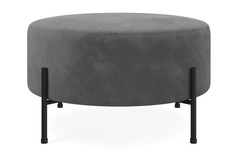 Menard Compact Sittepuff Rund 70 cm, Grå