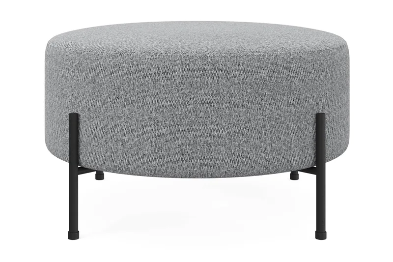 Menard Compact Sittepuff Rund 70 cm, Grå