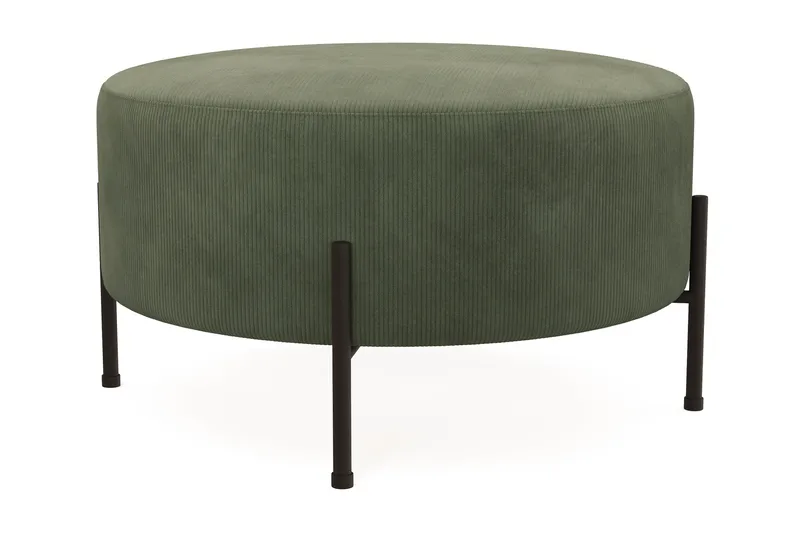 Menard Compact Sittepuff Rund 70 cm - Grønn - Møbler - Stoler - Krakk - Puff