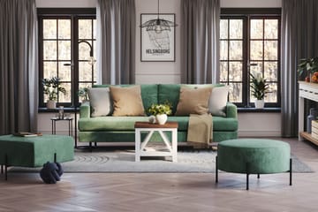Menard Compact Sittepuff Rund 70 cm - Grønn - Møbler - Stoler - Krakk - Puff