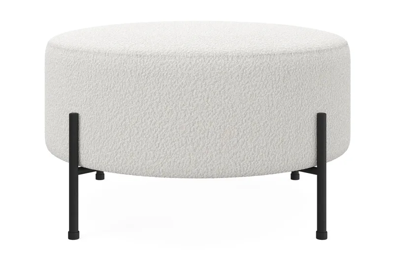 Menard Compact Sittepuff Rund 70 cm, Hvit