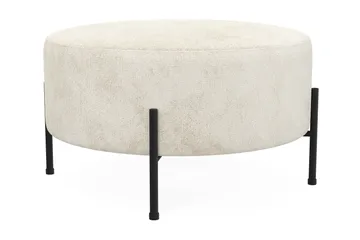 Menard Compact Sittepuff Rund 70 cm - Hvit - Møbler - Stoler - Krakk - Puff