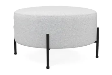 Menard Compact Sittepuff Rund 70 cm - Lys grå - Møbler - Stoler - Krakk - Puff