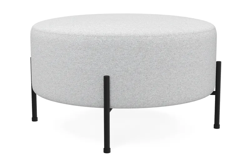 Menard Compact Sittepuff Rund 70 cm - Lys grå - Møbler - Stoler - Krakk - Puff