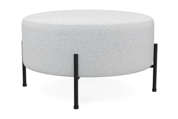 Menard Compact Sittepuff Rund 70 cm - Lys grå - Møbler - Stoler - Krakk - Puff