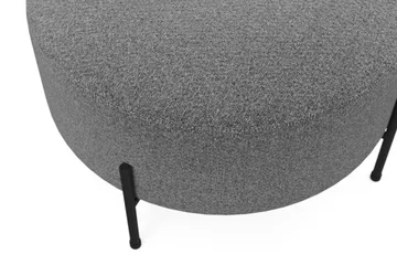 Menard Compact Sittepuff Rund 70 cm - Mørkegrå - Møbler - Stoler - Krakk - Puff