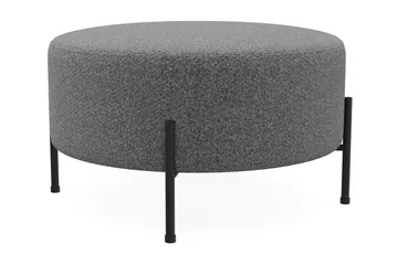 Menard Compact Sittepuff Rund 70 cm - Mørkegrå - Møbler - Stoler - Krakk - Puff