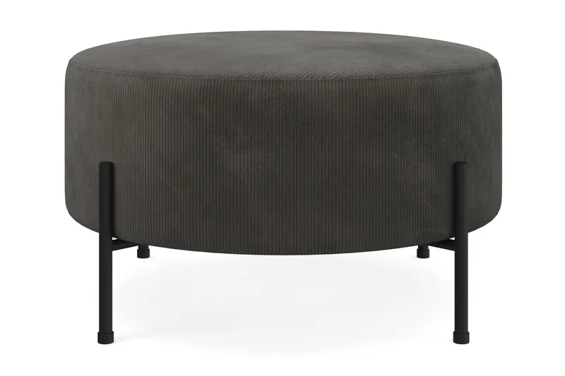 Menard Compact Sittepuff Rund 70 cm, Mørkegrå