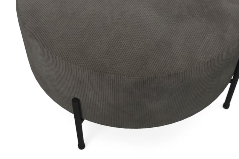 Menard Compact Sittepuff Rund 70 cm - Mørkegrå - Møbler - Stoler - Krakk - Puff