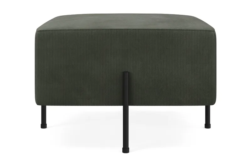 Menard Compact Sittpuff 60 cm Kvadratisk Scandi Days Fjord 79, Mörkgrön Manchester