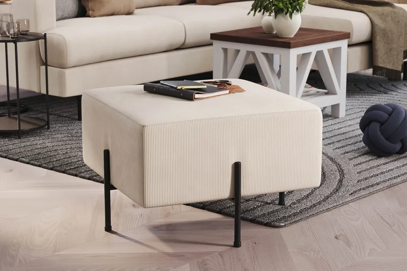 Menard Compact Sittpuff 60 cm Kvadratisk - Møbler - Stoler - Krakk - Puff