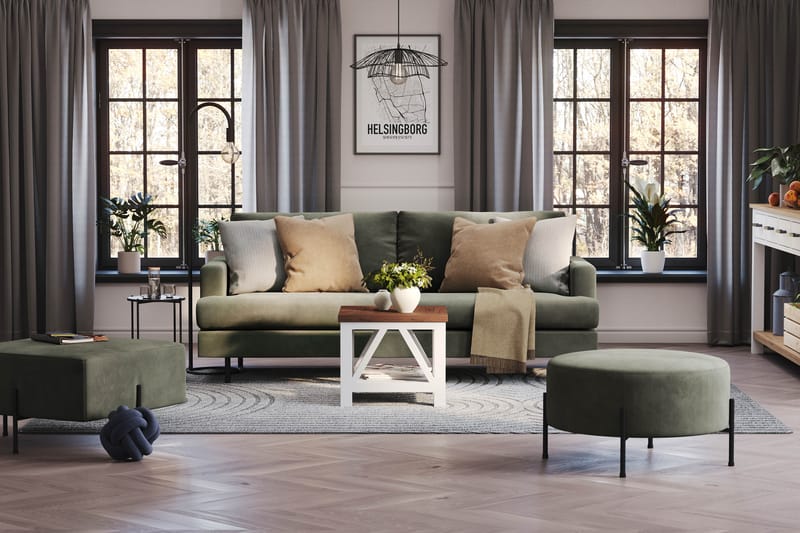 Menard Compact Sittpuff Rund 70 cm - Møbler - Stoler - Krakk - Puff