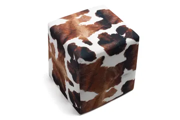 Milkyna Sittepuff - Brun/Hvit - Møbler - Stoler - Krakk - Puff