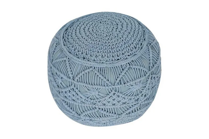 Mogilevsky Sittepuff 40x40 cm, Blå