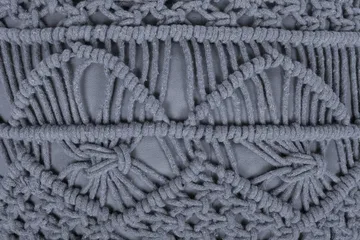 Mogilevsky Sittepuff 40x40 cm - Grå - Møbler - Stoler - Krakk - Puff