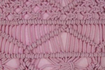Mogilevsky Sittepuff 40x40 cm - Rosa - Møbler - Stoler - Krakk - Puff
