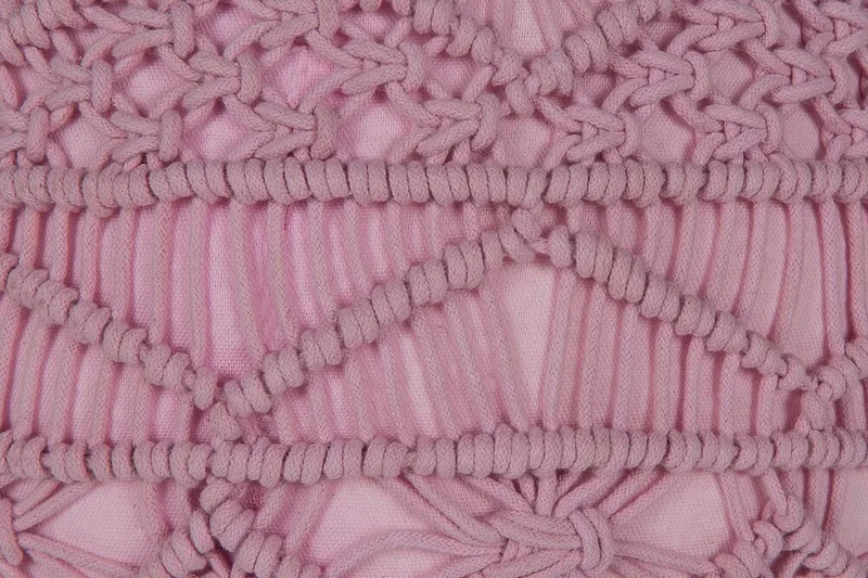 Mogilevsky Sittepuff 40x40 cm - Rosa - Møbler - Stoler - Krakk - Puff