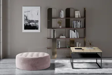 Montyda Sittepuff Rund - Rosa - Møbler - Stoler - Krakk - Puff