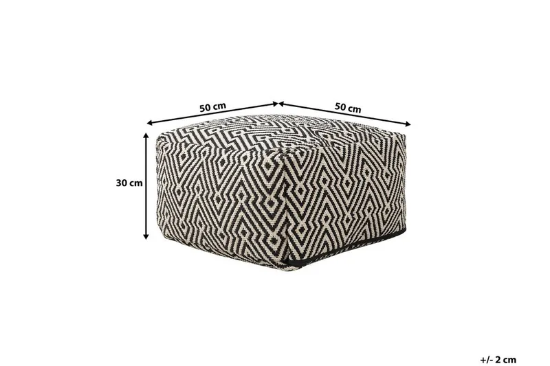 Mukki Sittepuff 50 cm - Svart - Møbler - Stoler - Krakk - Puff