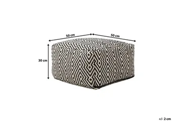 Mukki Sittepuff 50 cm - Svart - Møbler - Stoler - Krakk - Puff