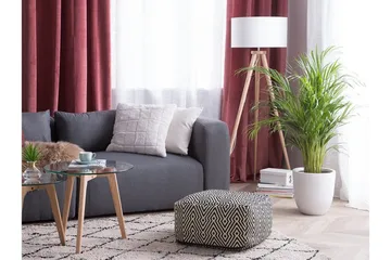 Mukki Sittepuff 50 cm - Svart - Møbler - Stoler - Krakk - Puff