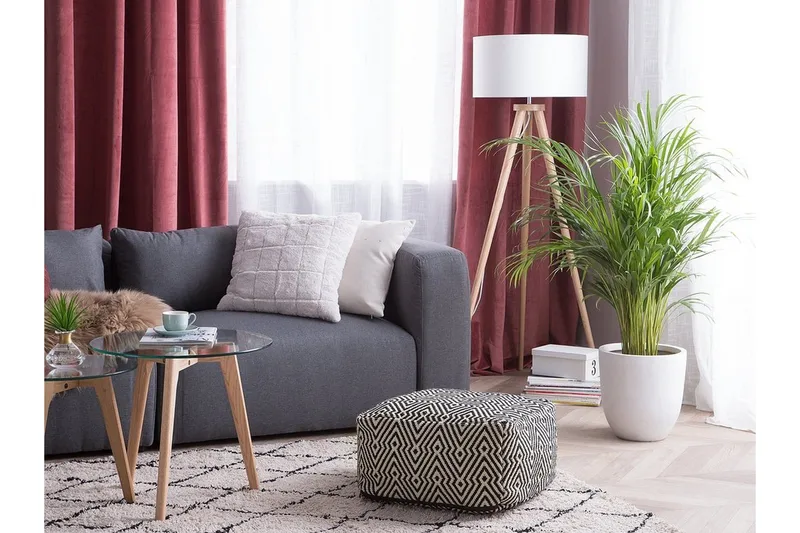 Mukki Sittepuff 50 cm - Svart - Møbler - Stoler - Krakk - Puff