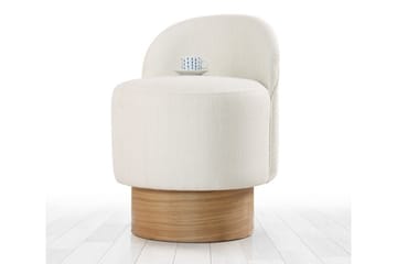 Muktan Sittepuff 47 cm - Cream - Møbler - Stoler - Krakk - Puff