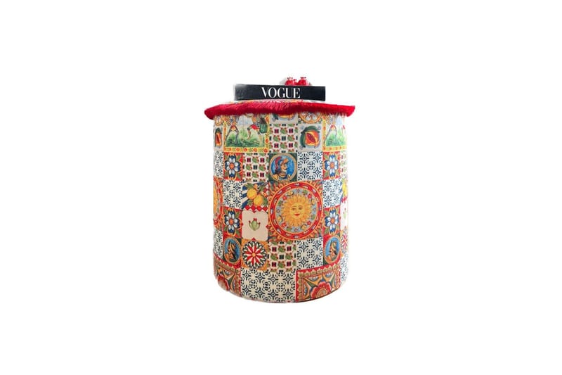 Multan Sittepuff 45 cm, Flerfarget