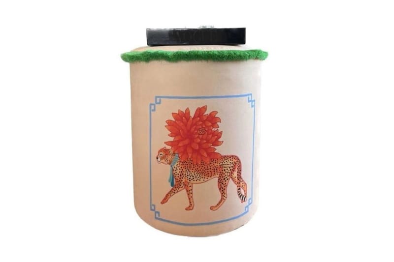 Multan Sittepuff 45 cm, Flerfarget